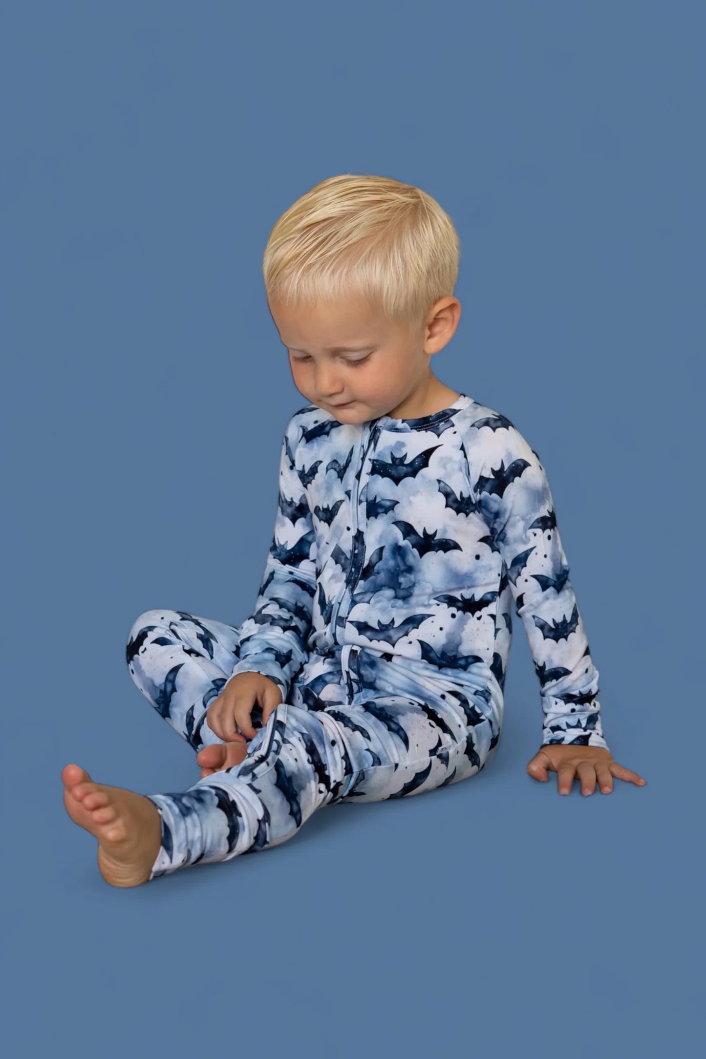 Dream Big: Midnight Flyers Bamboo Zippy Romper