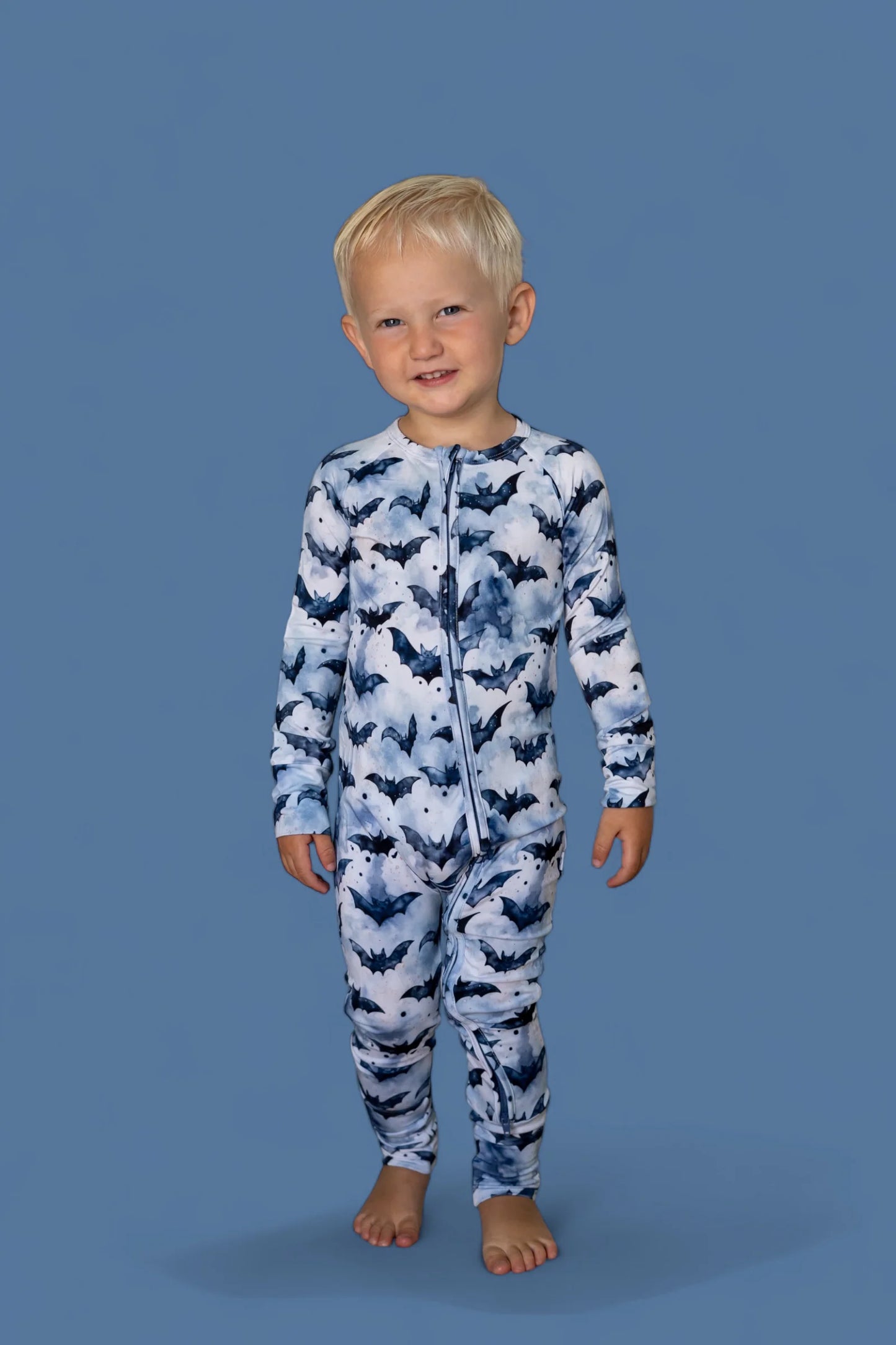 Dream Big: Midnight Flyers Bamboo Zippy Romper