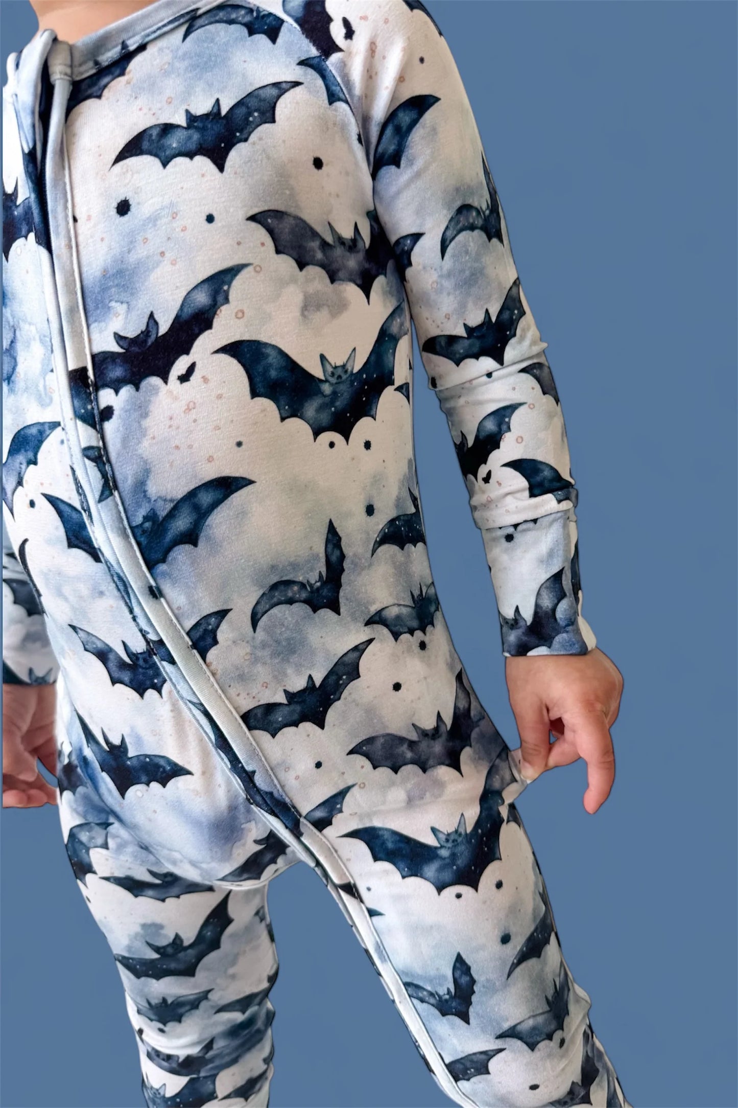 Dream Big: Midnight Flyers Bamboo Zippy Romper