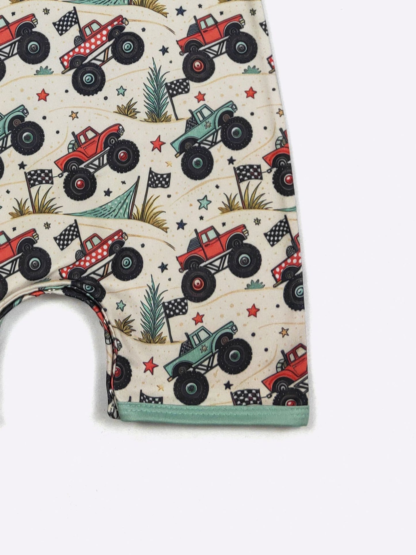 Monster Max Print Romper