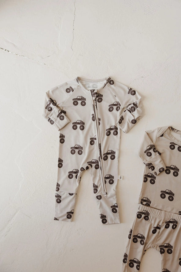 Forever French Baby: Monster Truck Bamboo Zippy