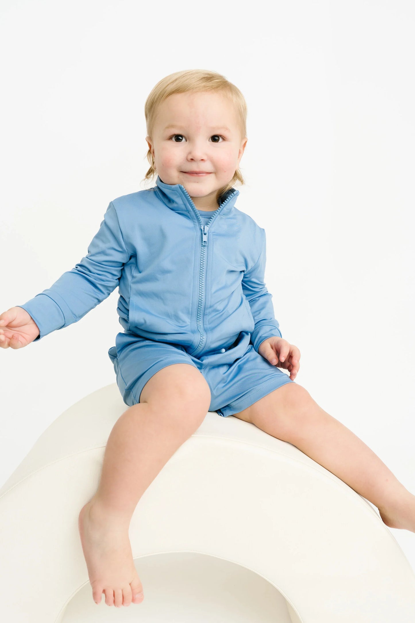 Little One Shop: Ocean Blue Active Zip Jacket