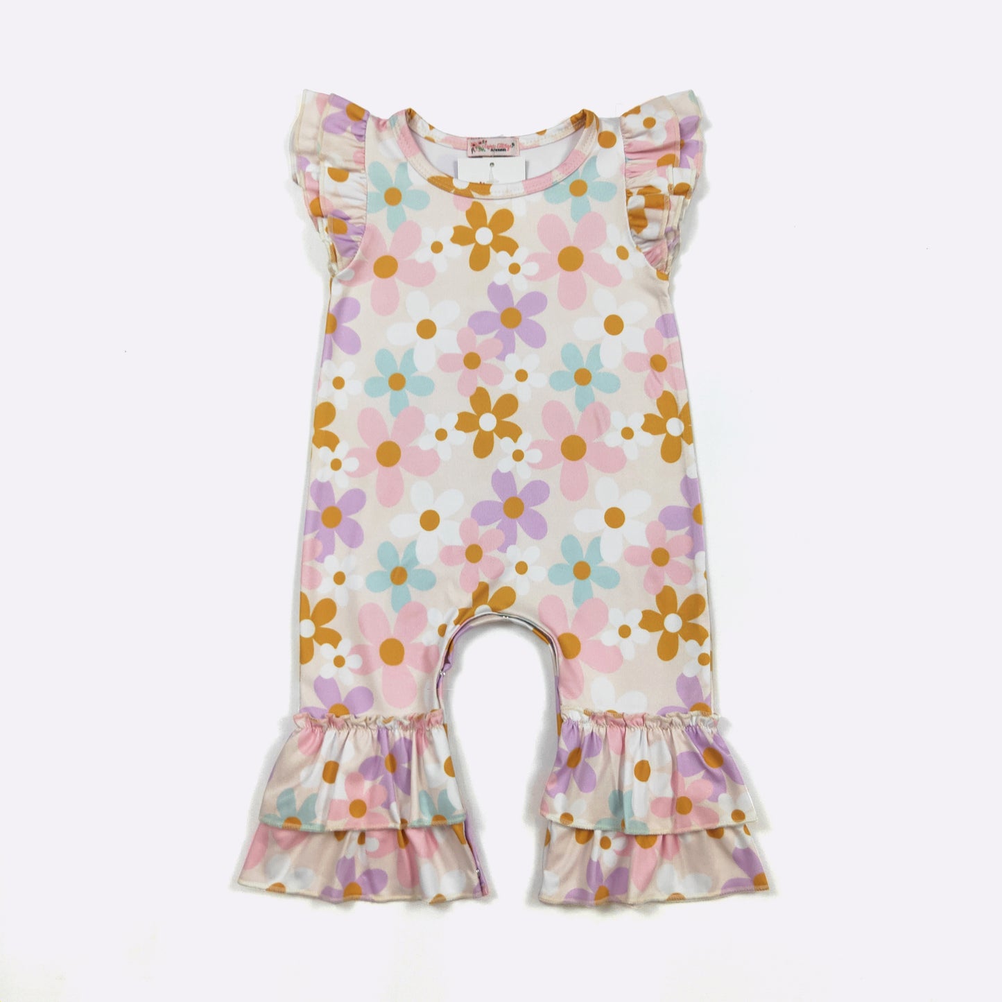Pastel Daisy Baby Romper