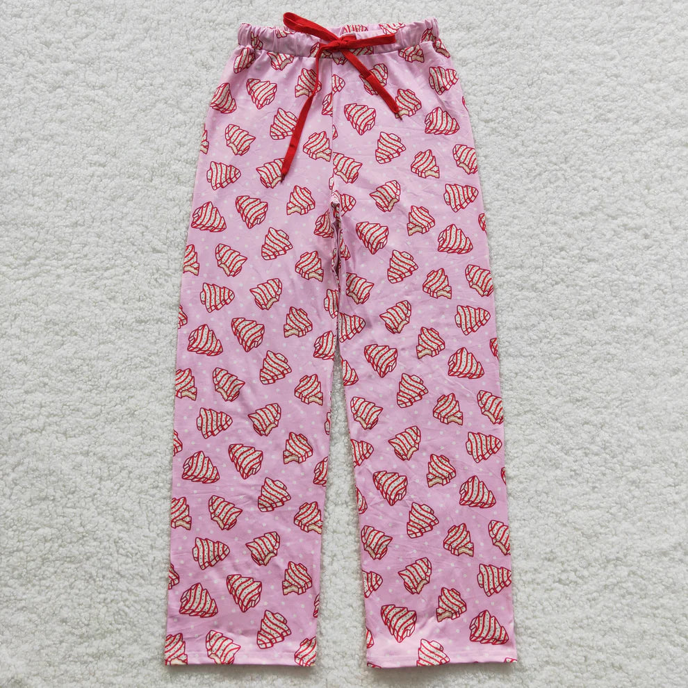 Christmas Tree Snack Cake Print PJ's