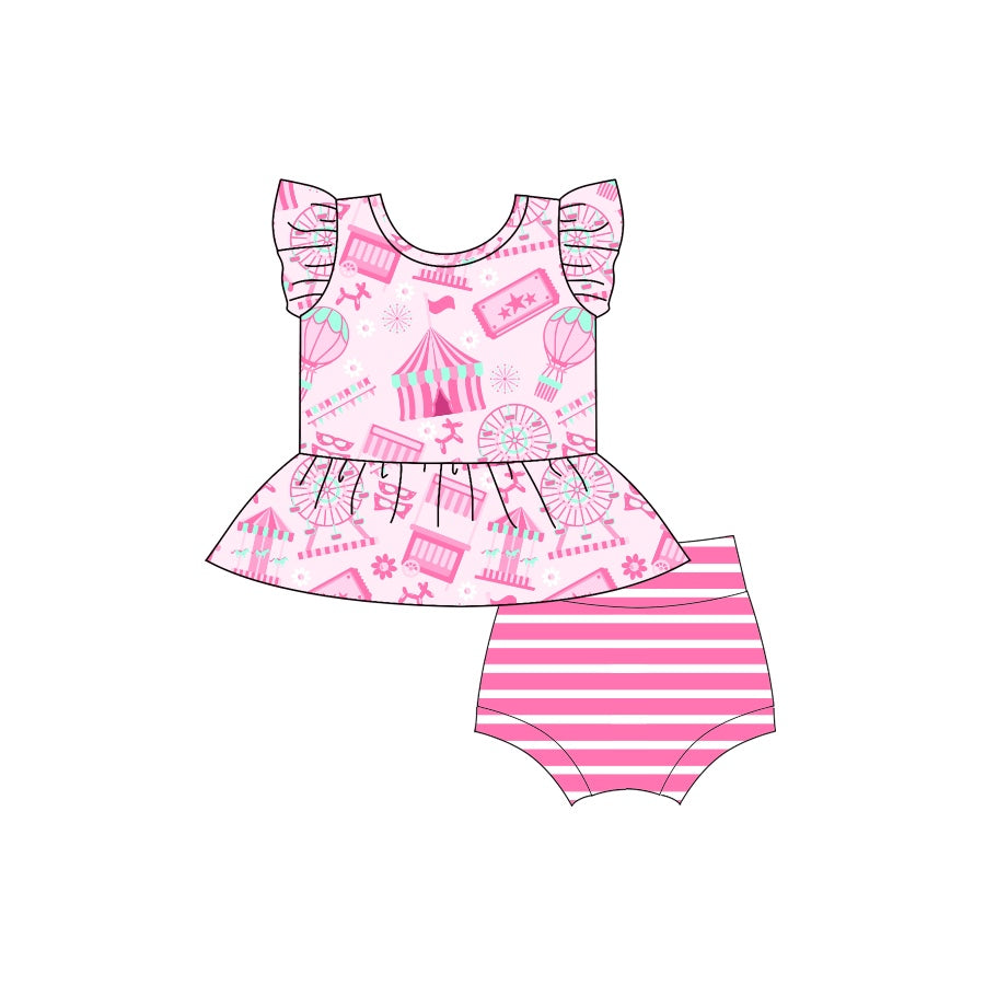 Fashion Minis: Pink at the Fair Bummie Set