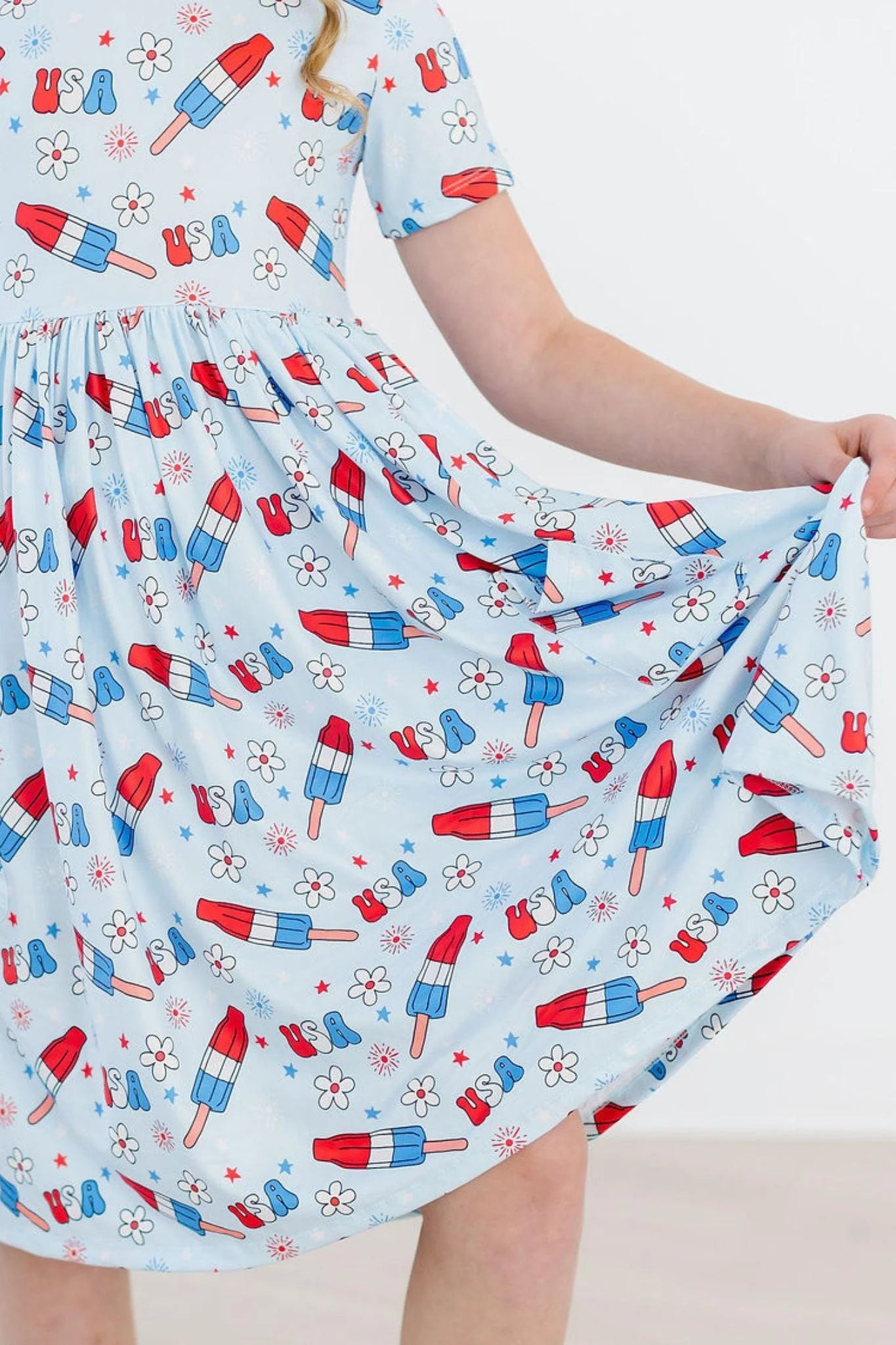 Mila & Rose: Proudly Patriotic Pocket Twirl Dress