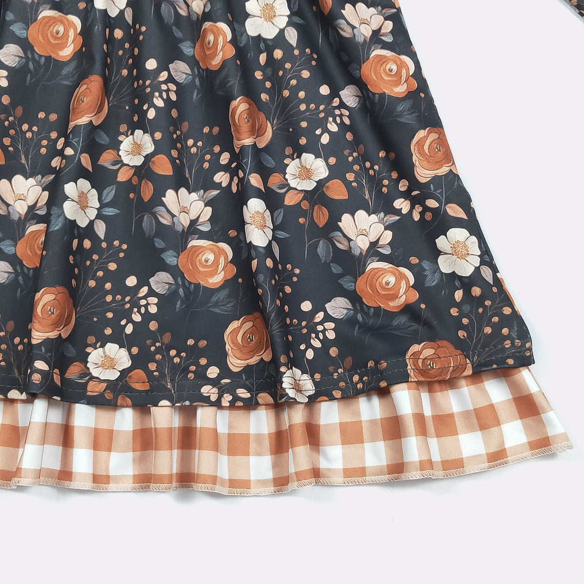 Rusty Midnight Floral Girls Dress