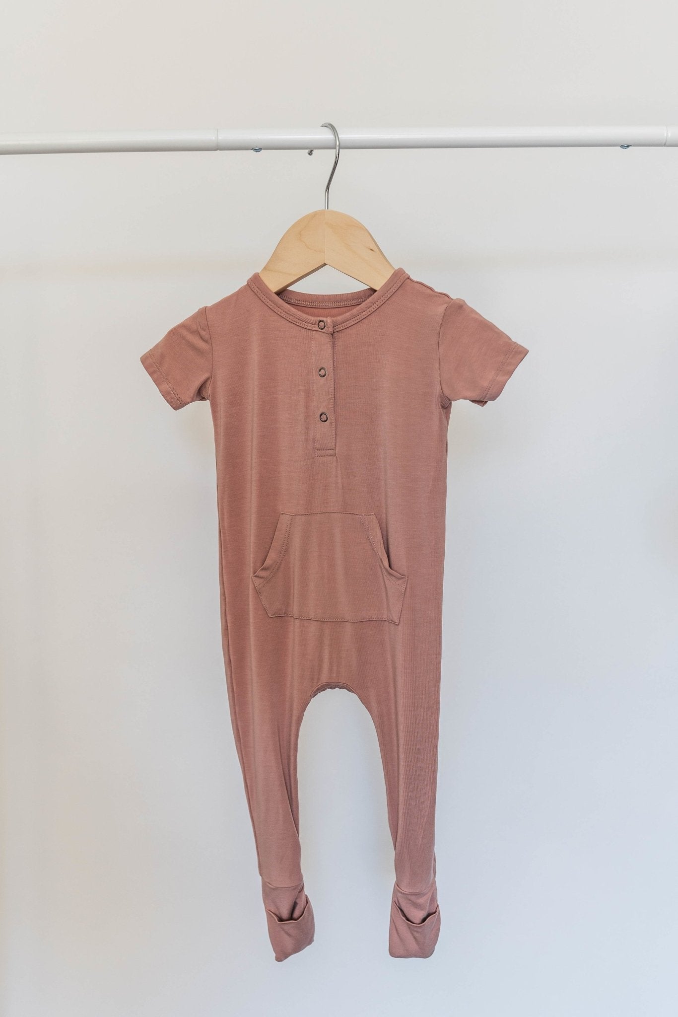 Short Sleeve Romper - Canyon Clay
