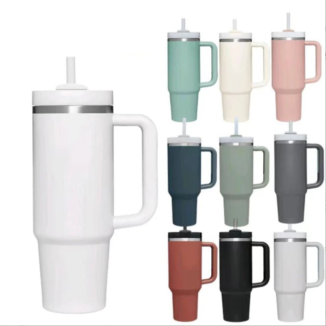 40oz stainless steel solid color cups