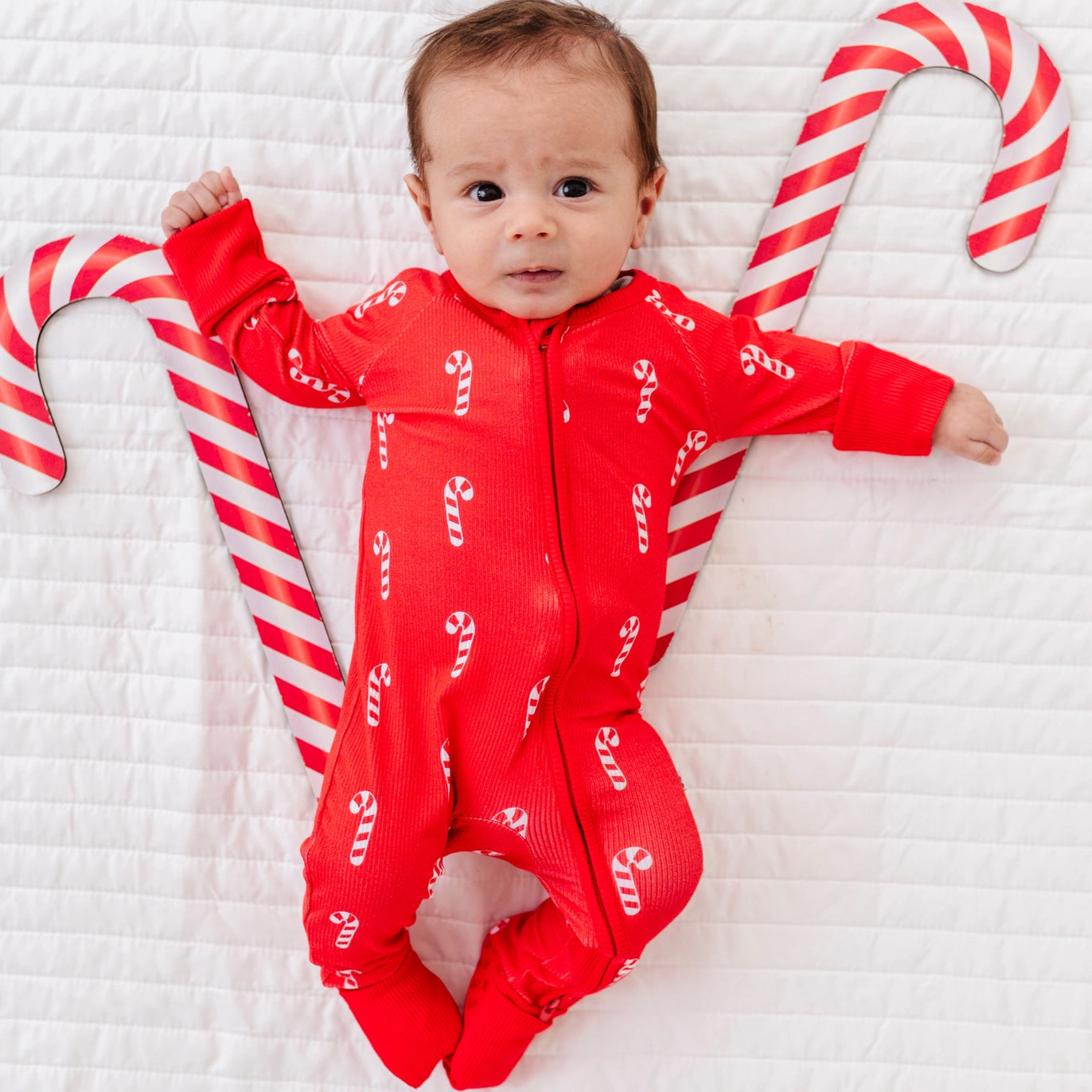 Kiki + Lulu: Sweet & Stripey Ribbed Zippy Romper