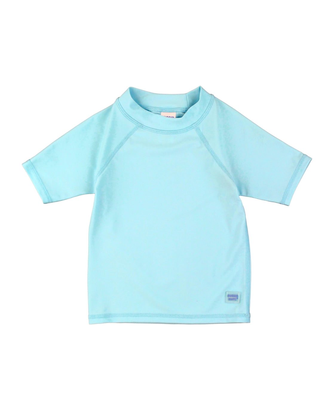 Ruffle/Rugged Butts: Blue Rash Guard Swim Top