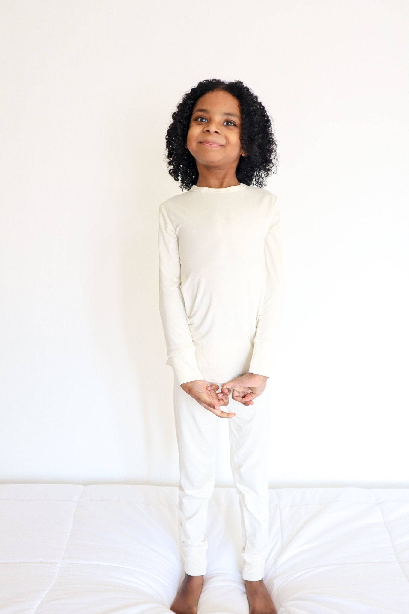 Two-Piece Pajamas - Cream