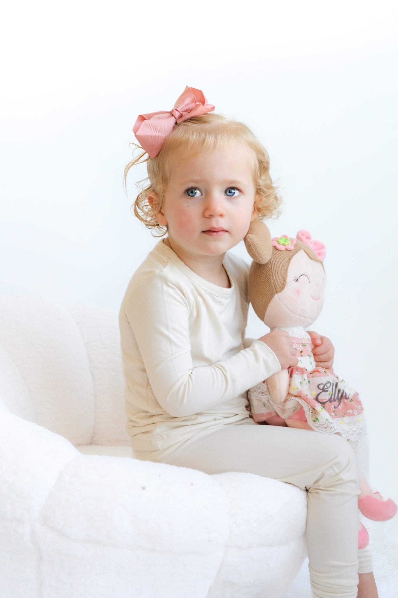 Two-Piece Pajamas - Cream