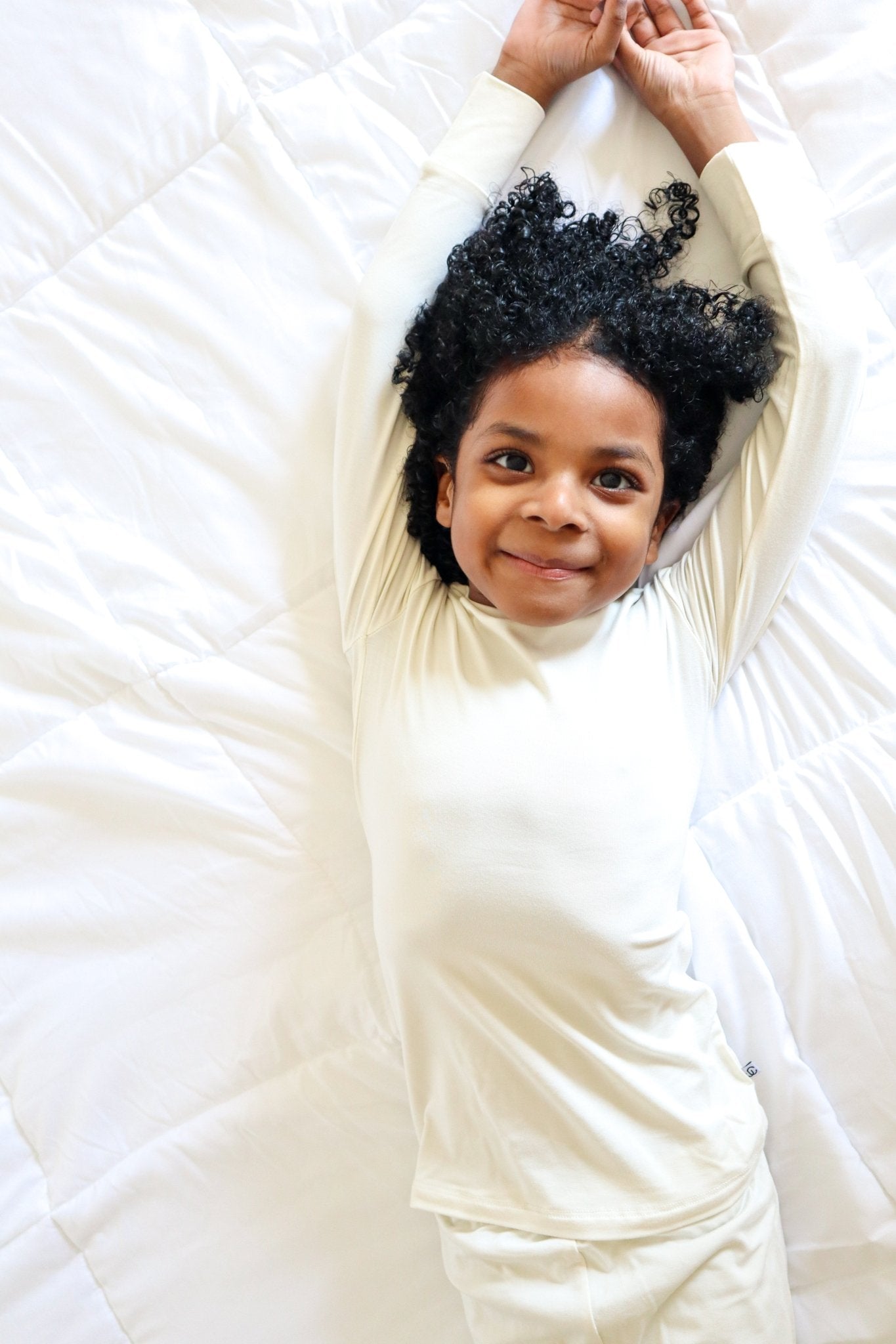 Two-Piece Pajamas - Cream