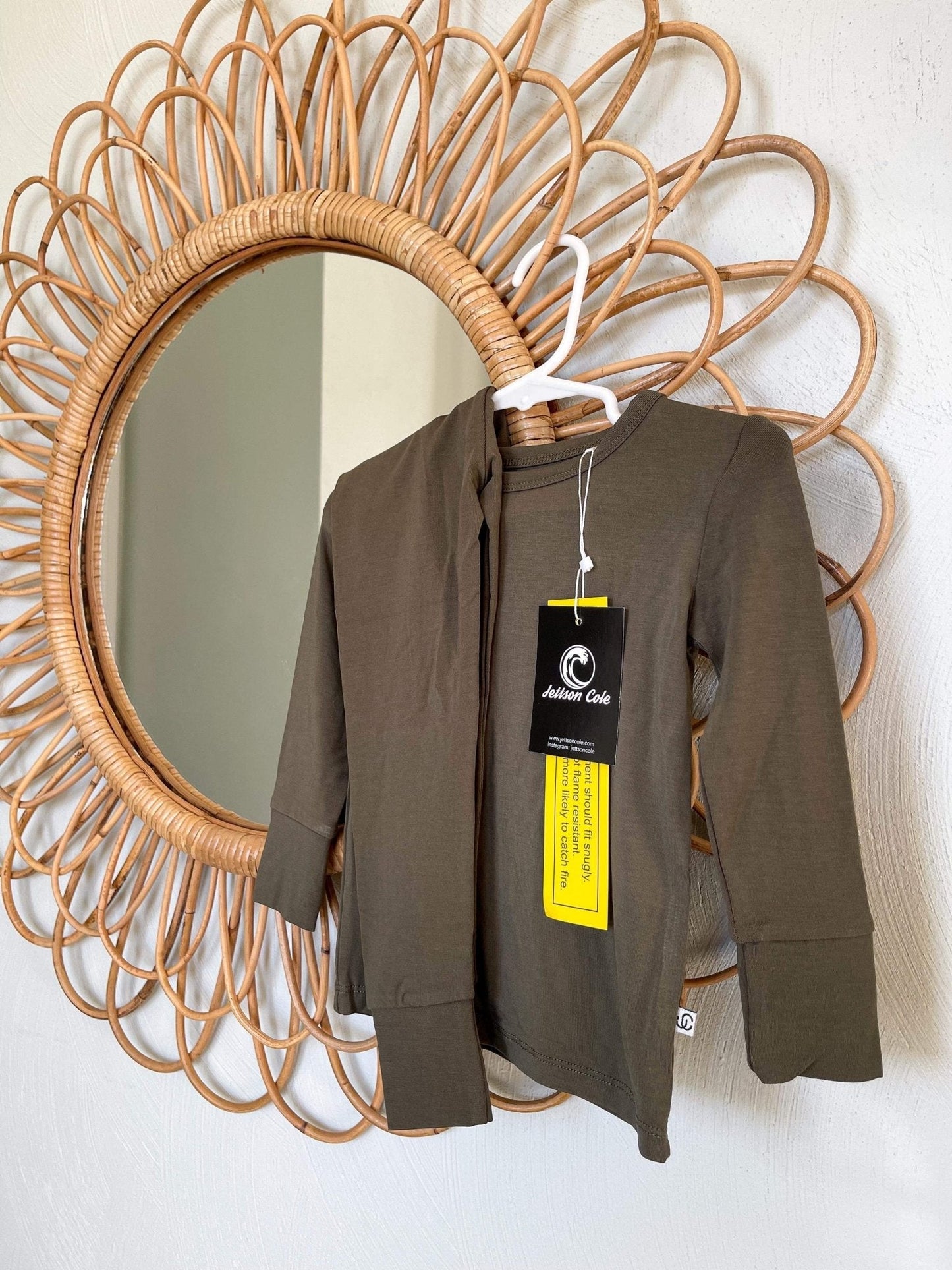 Two-Piece Pajamas - Dark Olive
