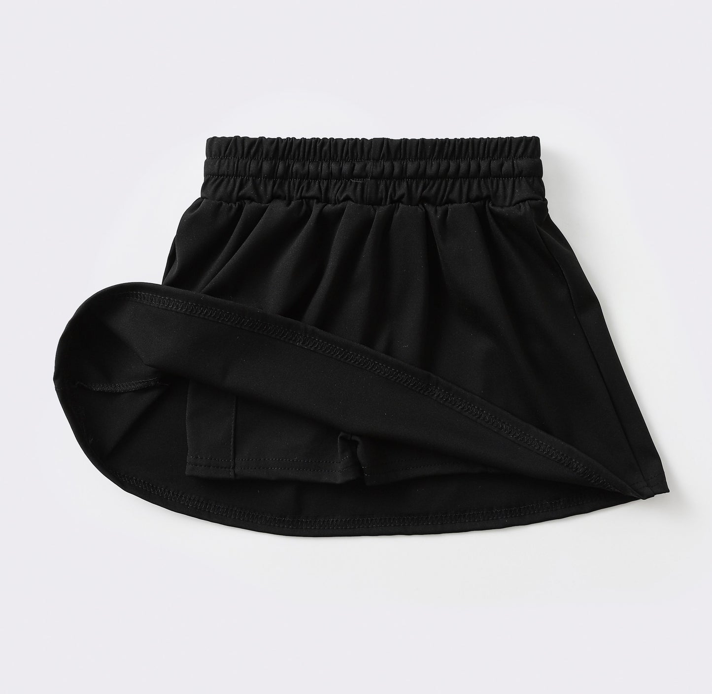 Girls Athletic Skort- Black