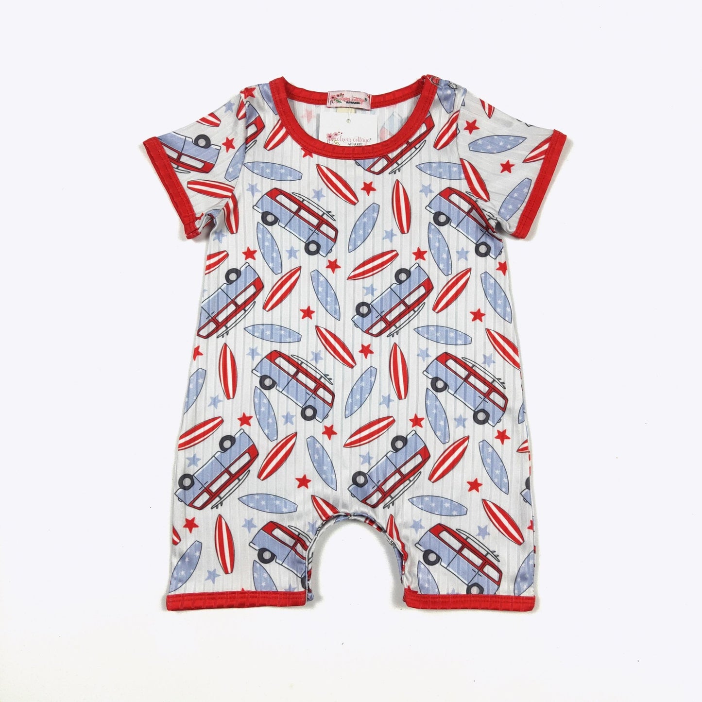 Surf USA Boy Short Romper