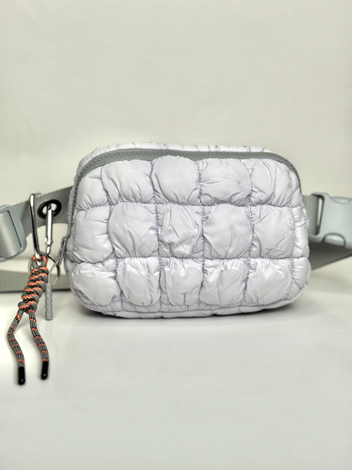 Puff Iris Crossbody Bag (1140-21#) - Adjustable Strap and Zipper Closure - By Iris & Rainbow