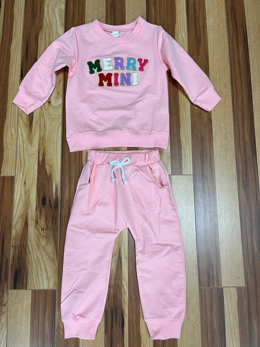 Merry Mini Joggers Set