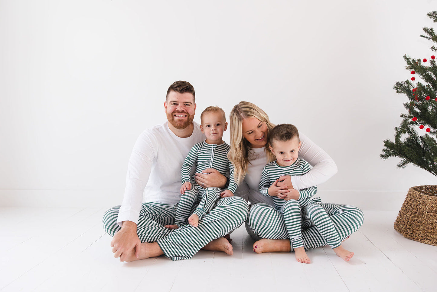 Green Stripes: Women's Joggers