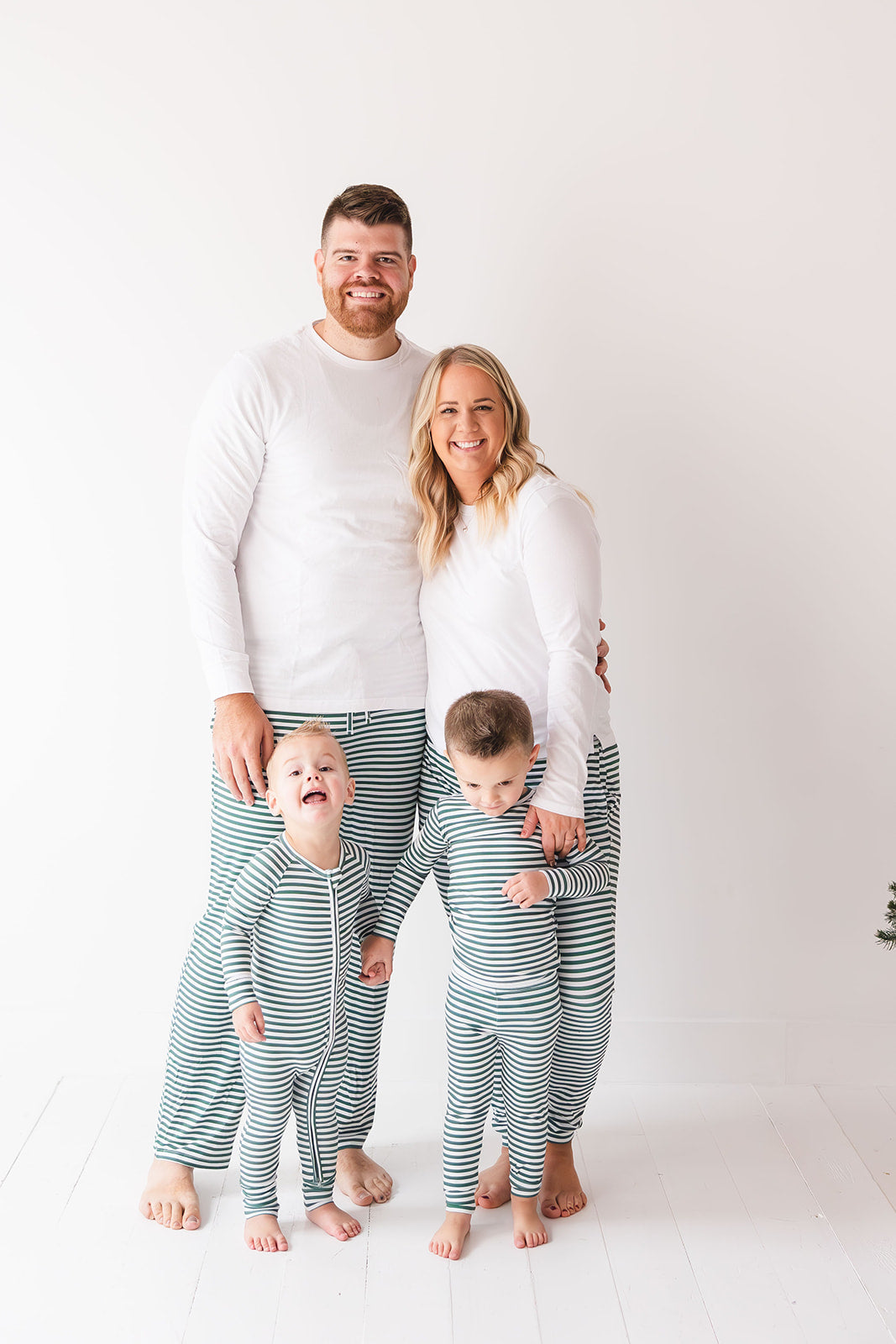 Green Stripes: Women's Joggers