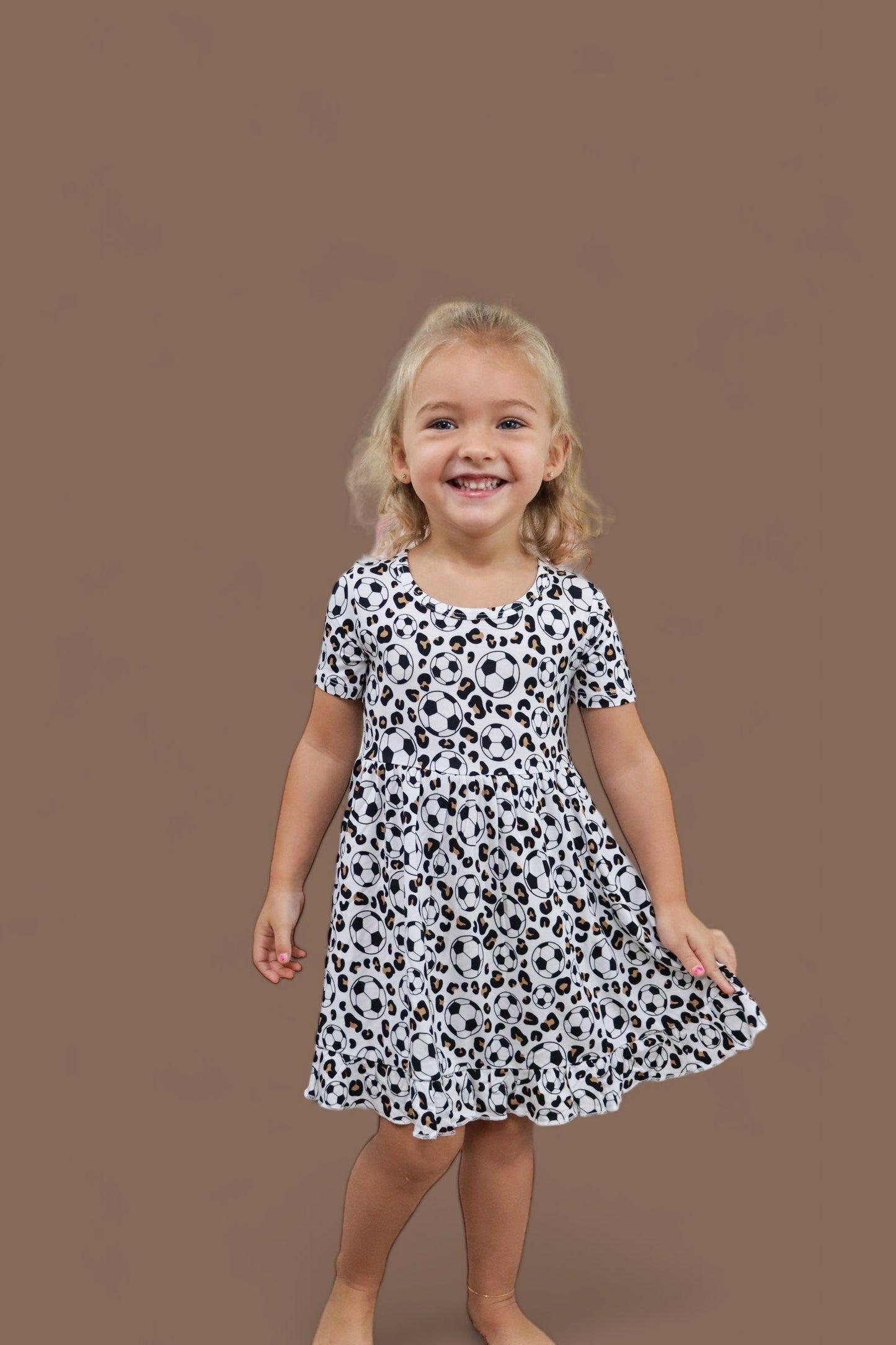 WILD GOALS DREAM RUFFLE DRESS