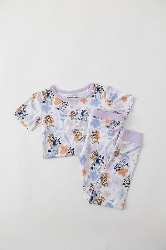 Pups & Petals: Short Sleeve Set