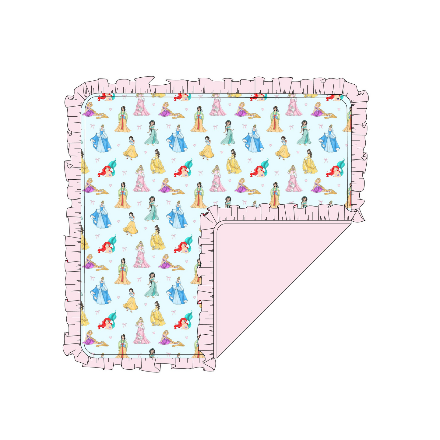 Royal Ribbons: Ruffle Blanket