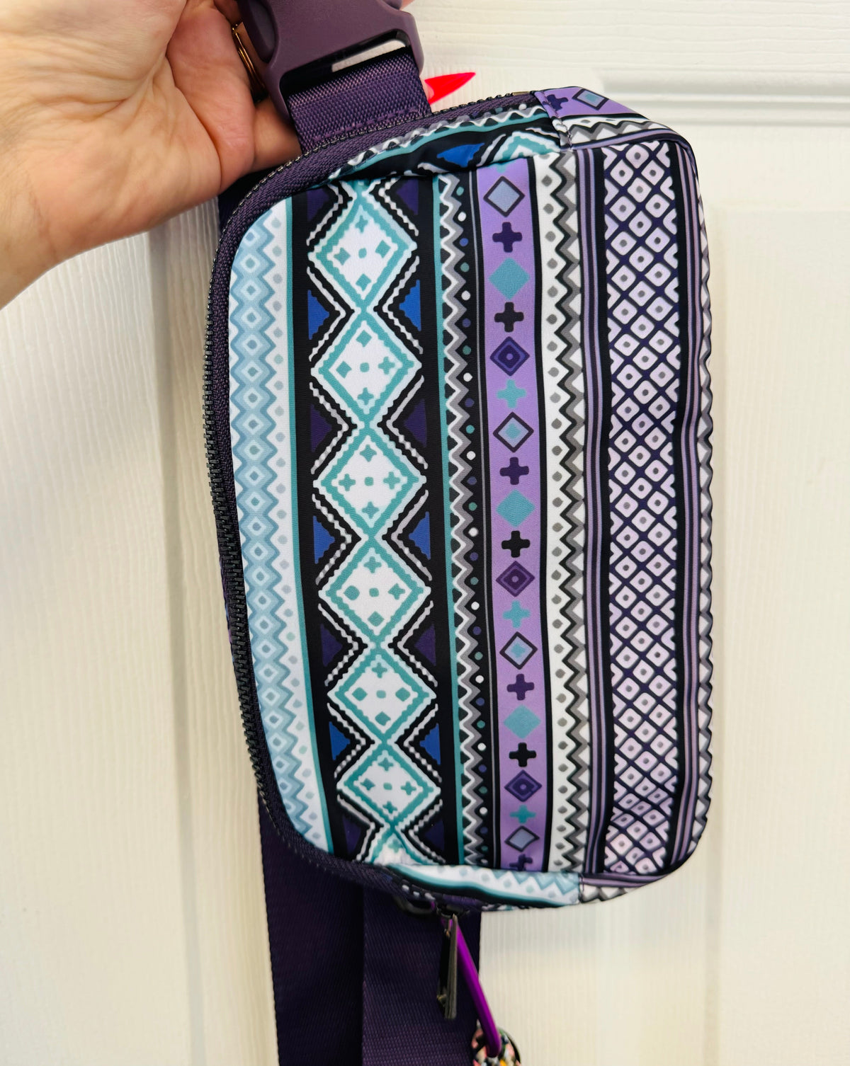 Aztec Iris 59" Crossbody Bag Collection (#1140) - By Iris & Rainbow