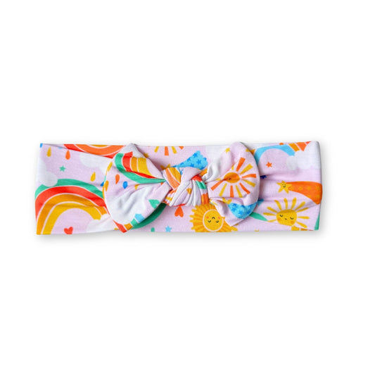 The SoftKnot Bow | Here Comes the Sunshine (Pink) | "Mama, I Wished for You"