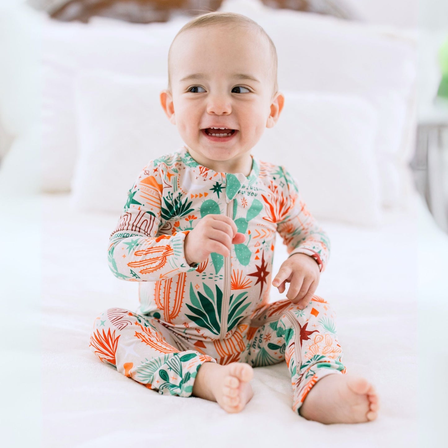The Second-Skin Footless Romper | Desert Cactus Vibes | "Mama, I Wished for You"
