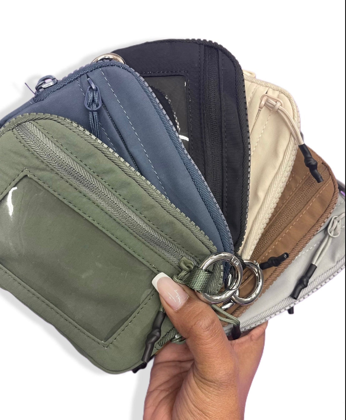 The Original Iris Wallet (#8036-1) Nylon Zipper Wallet for Everyday Use - By Iris & Rainbow