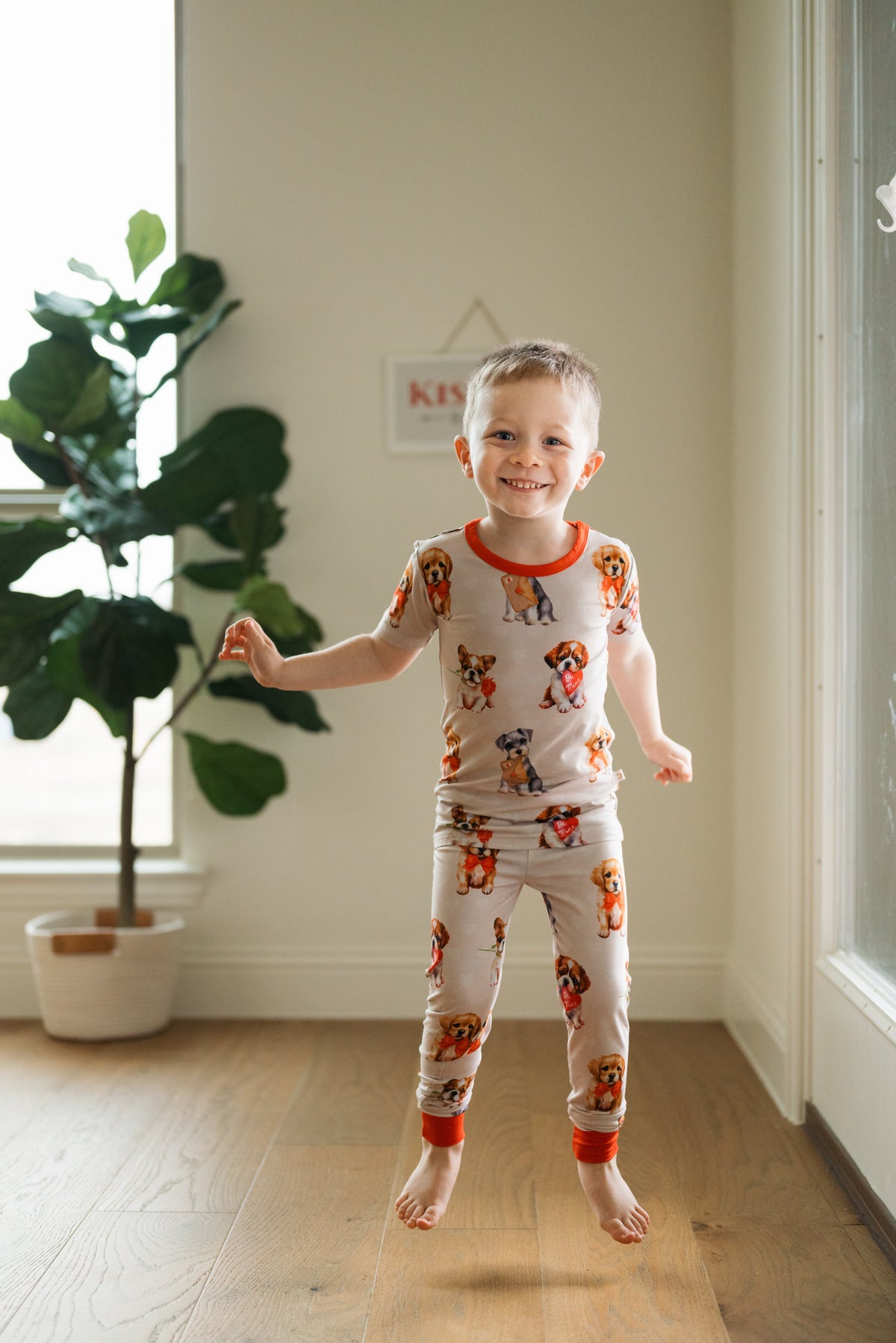 Puppy Love Short Sleeve Lounge Set