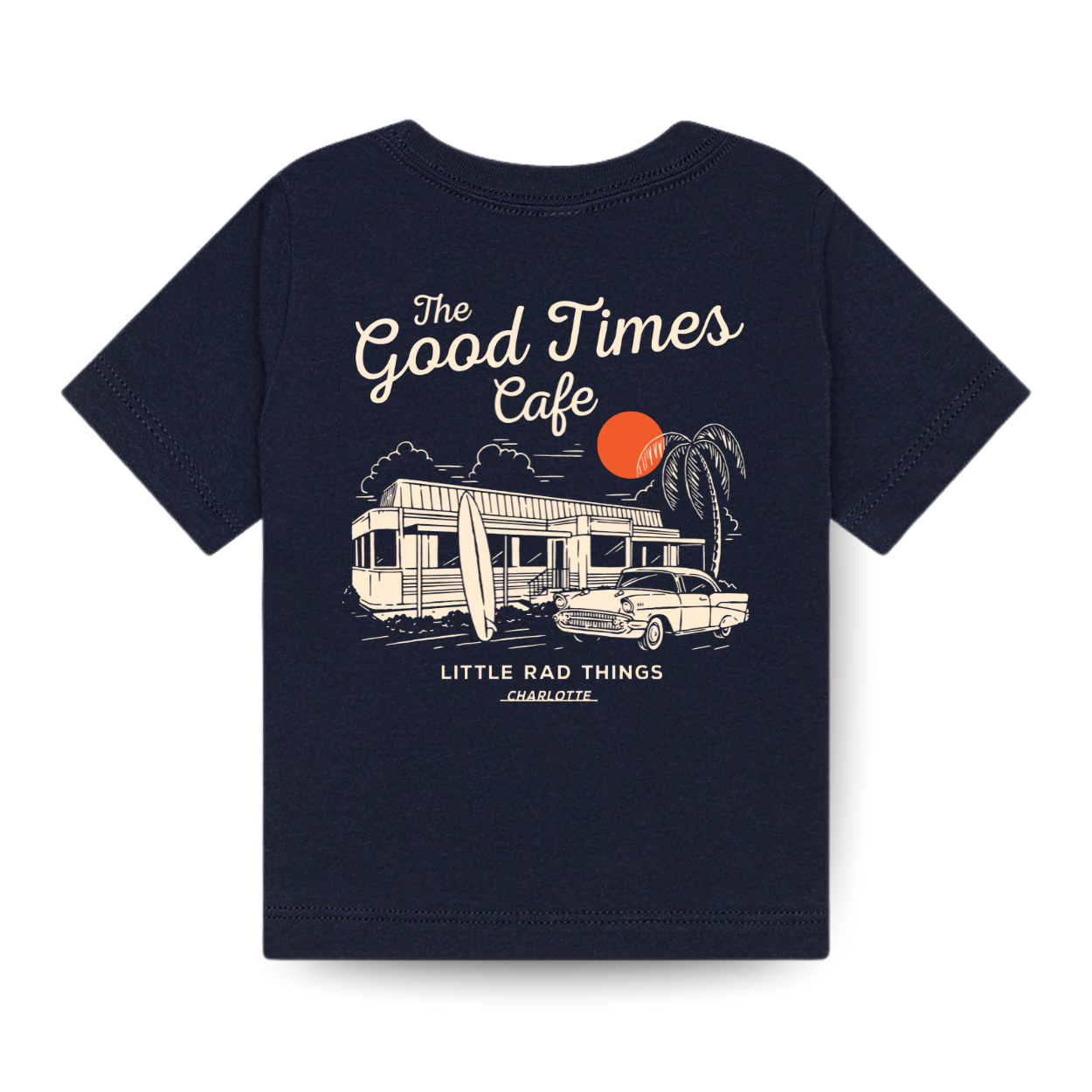 [LIMITED EDITION] THE GOOD TIMES CAFE TEE - NAVY