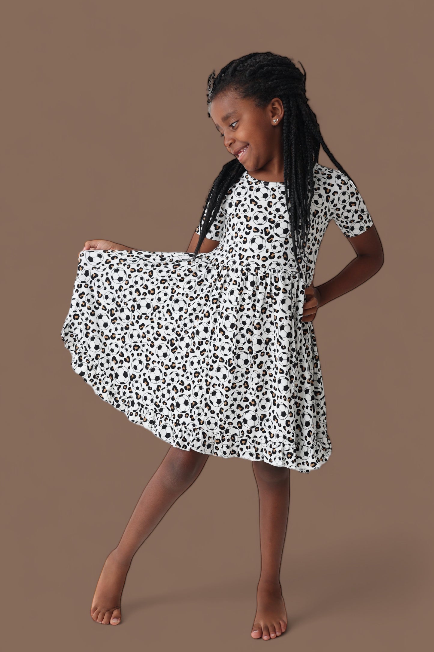 WILD GOALS DREAM RUFFLE DRESS
