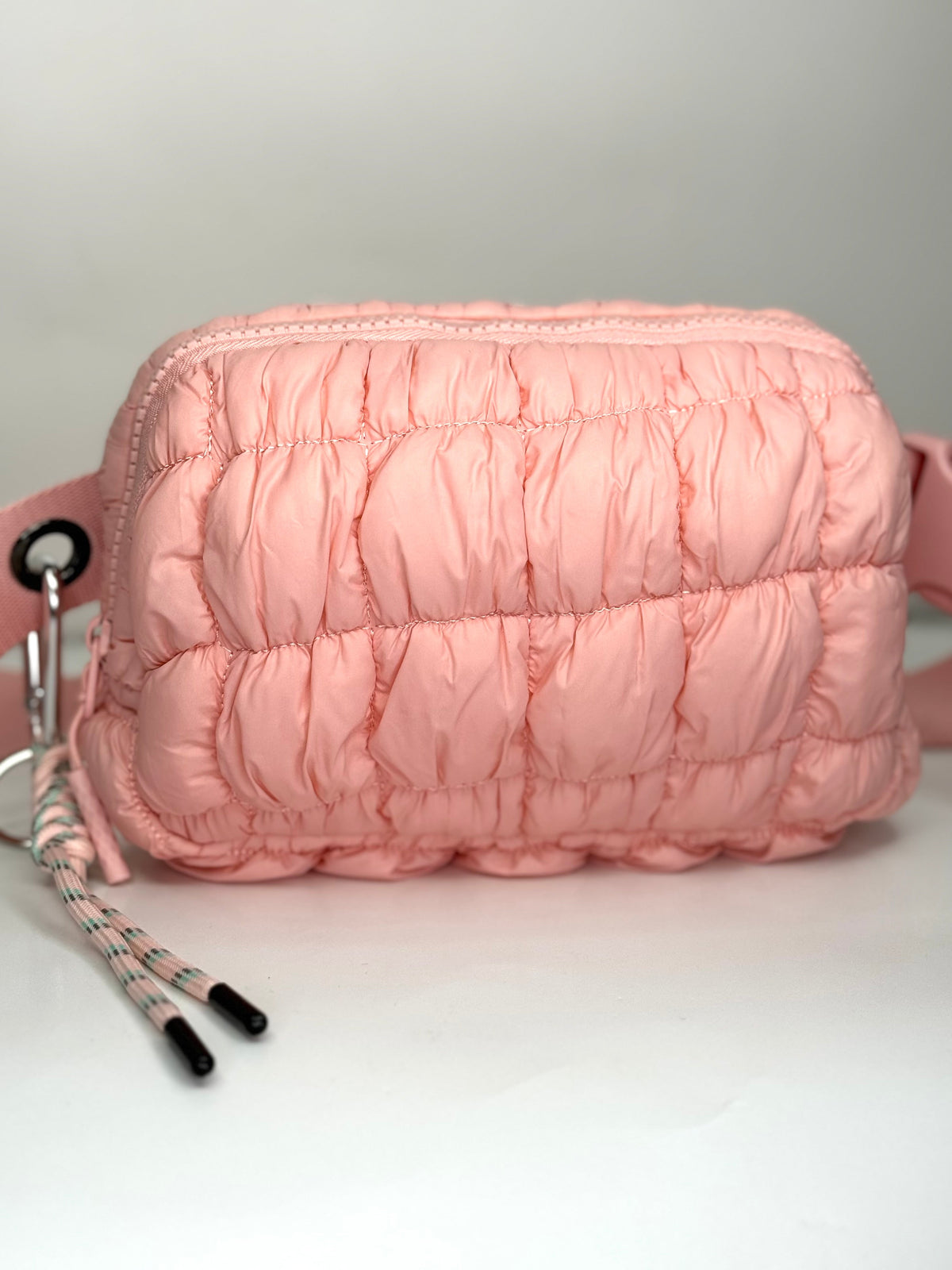 Puff Iris Crossbody Bag (1140-21#) - Adjustable Strap and Zipper Closure - By Iris & Rainbow