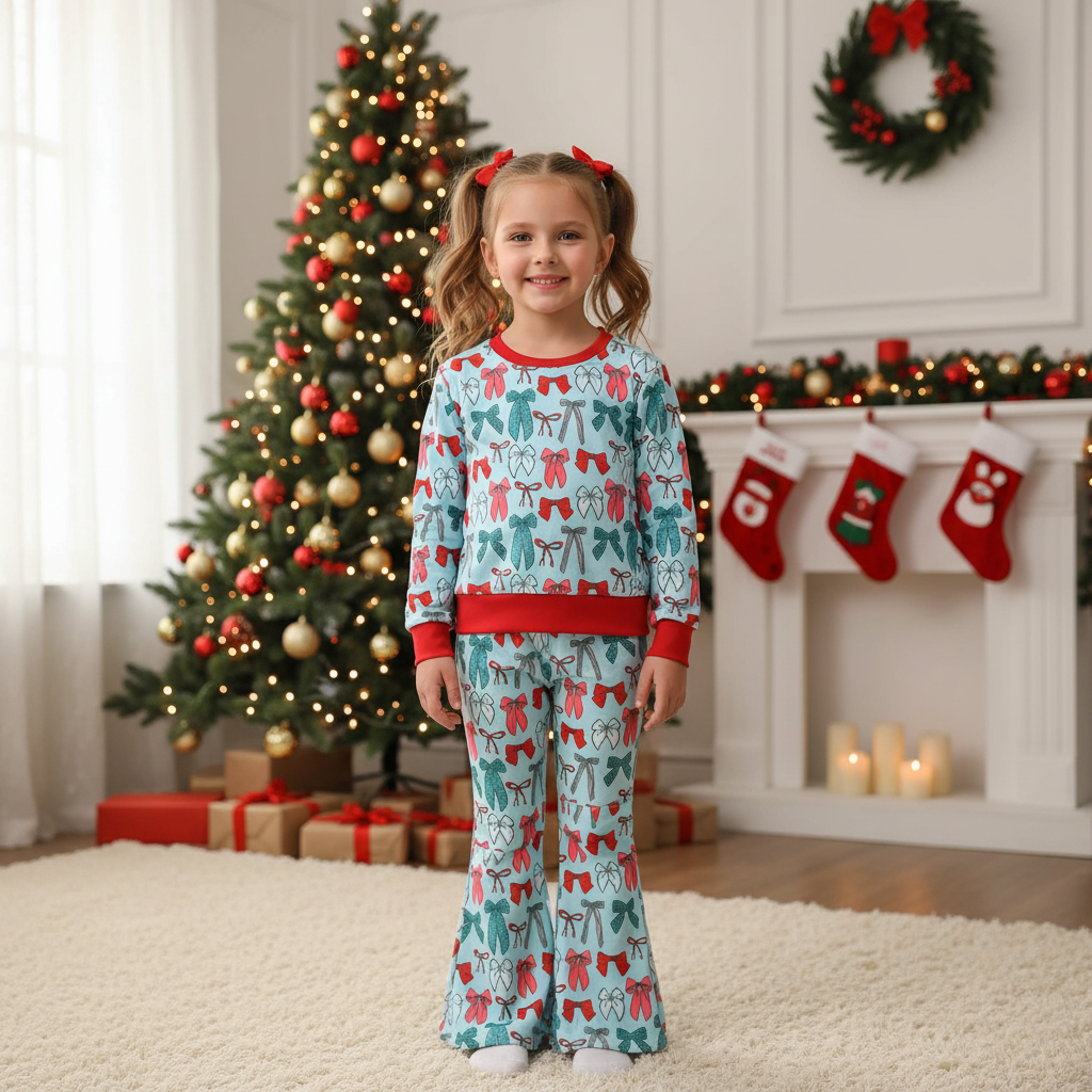 Christmas bows lounge set