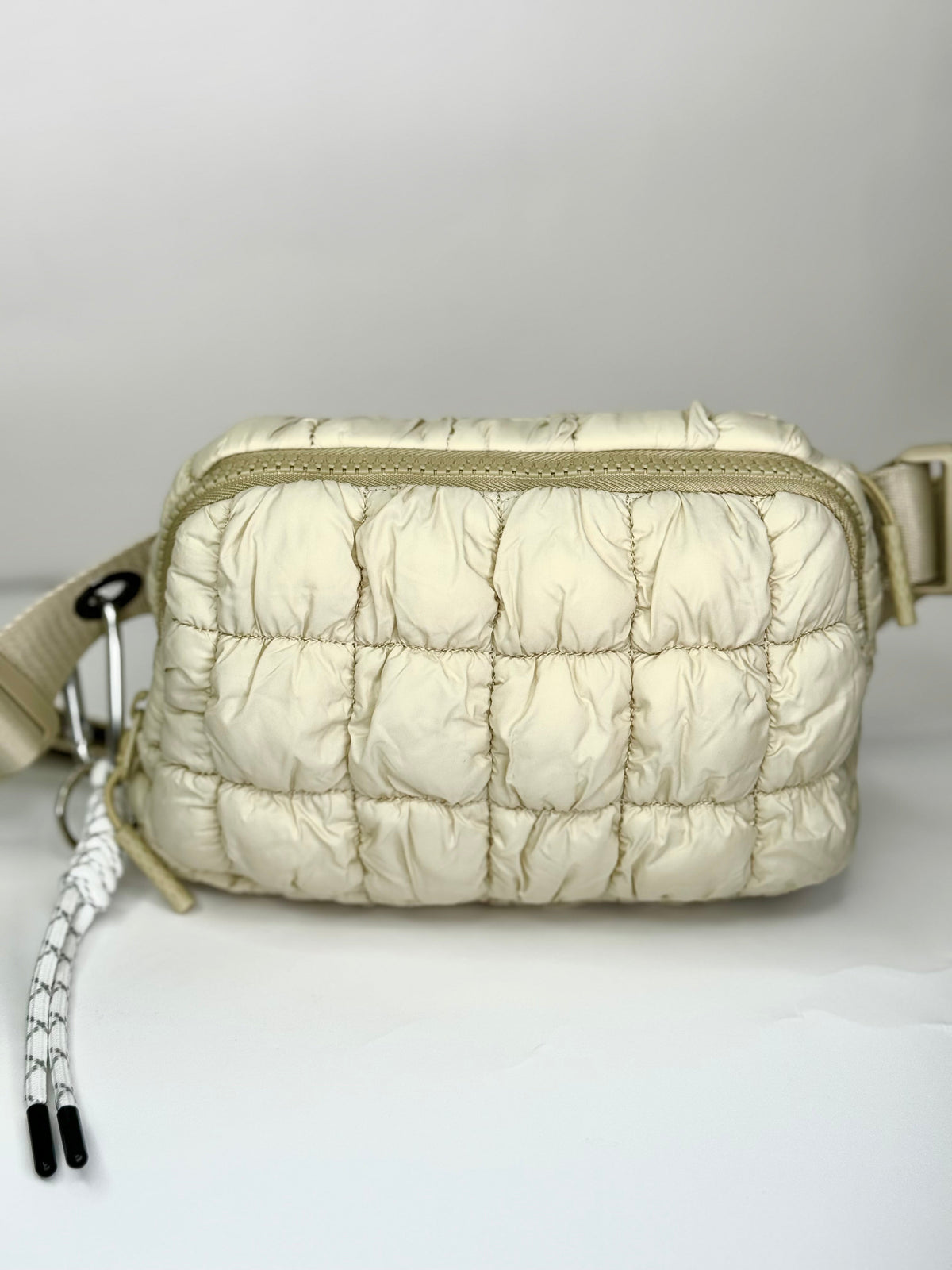 Puff Iris Crossbody Bag (1140-21#) - Adjustable Strap and Zipper Closure - By Iris & Rainbow