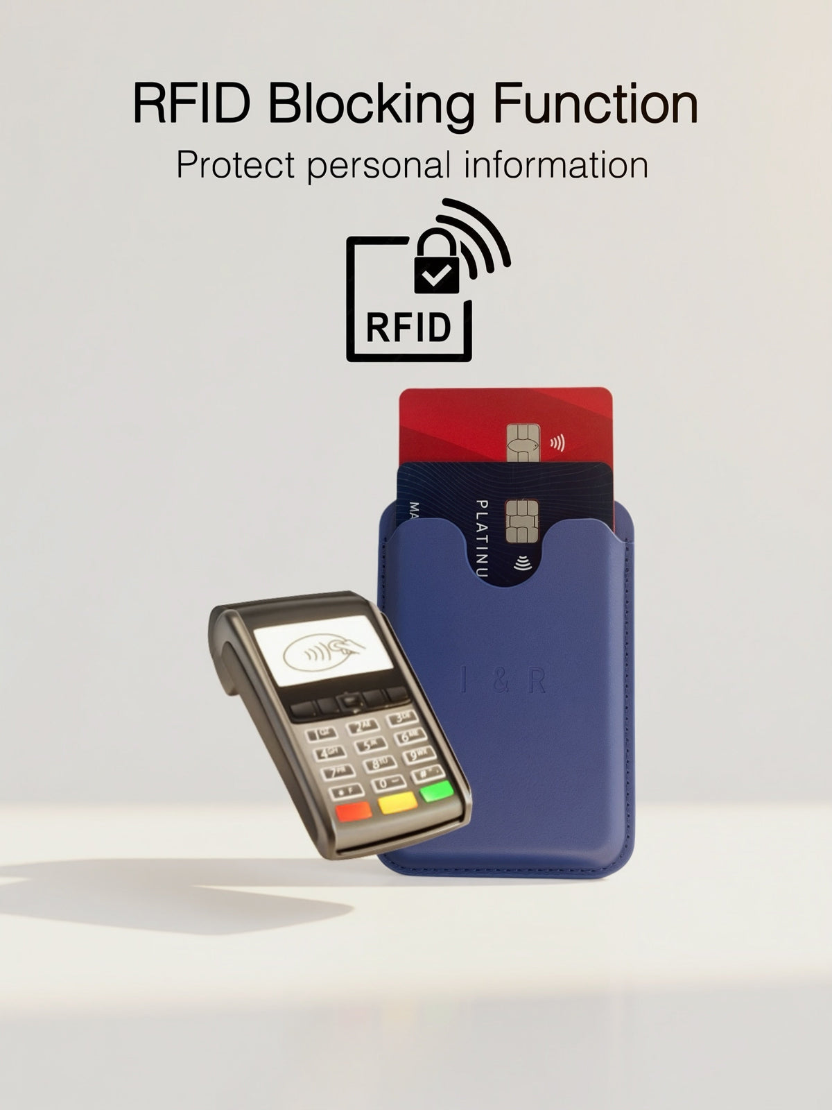 Iris Magnetic RFID Phone Card Holder and Stand (#8039) By Iris & Rainbow