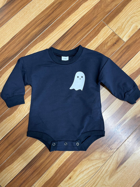 Cool Ghost Bubble Romper