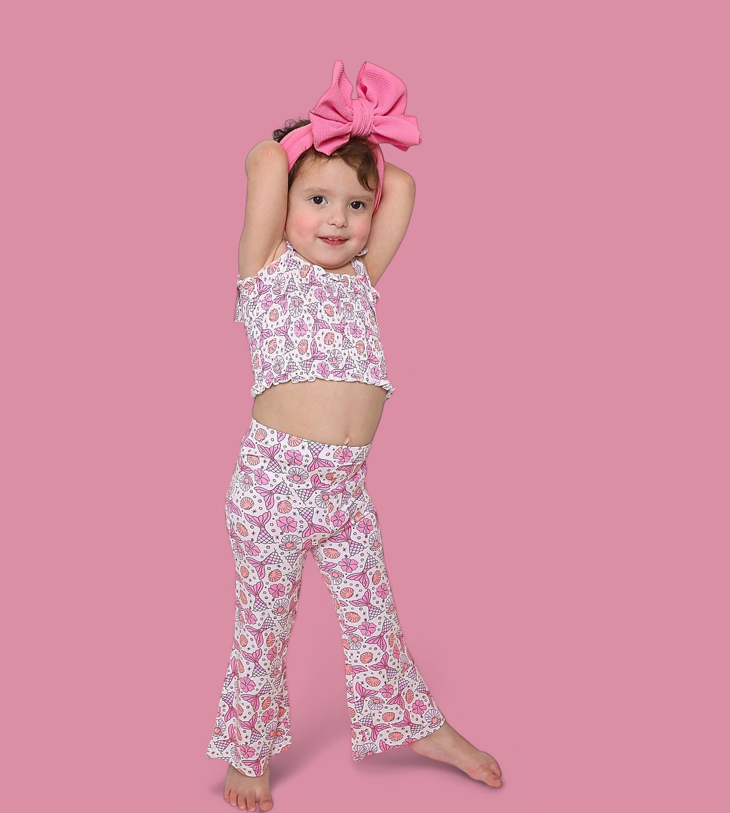MAGICAL MERMAID DREAM SMOCKED FLARE SET