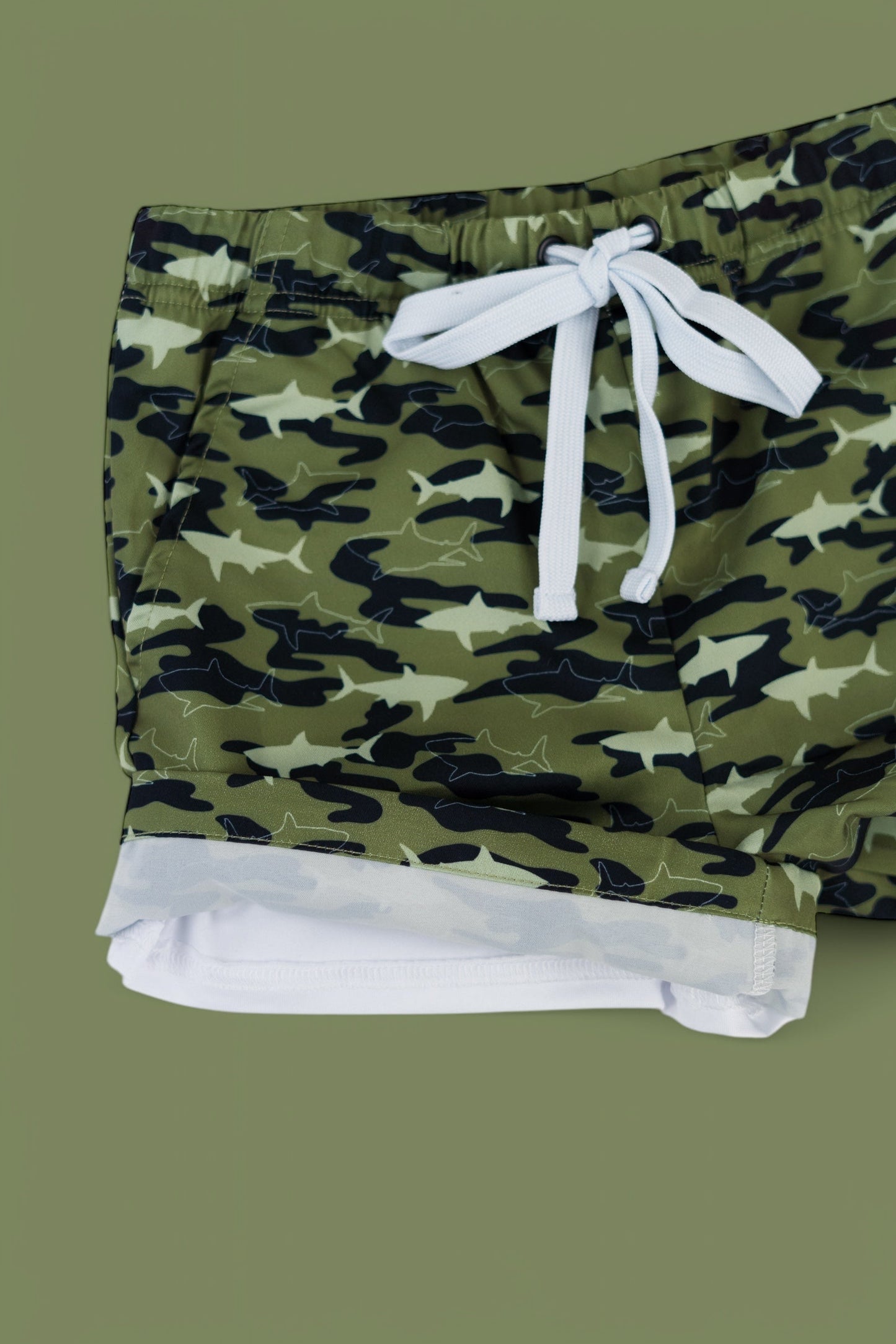 CAMO SHARK BOY'S DREAM SWIM TRUNKS