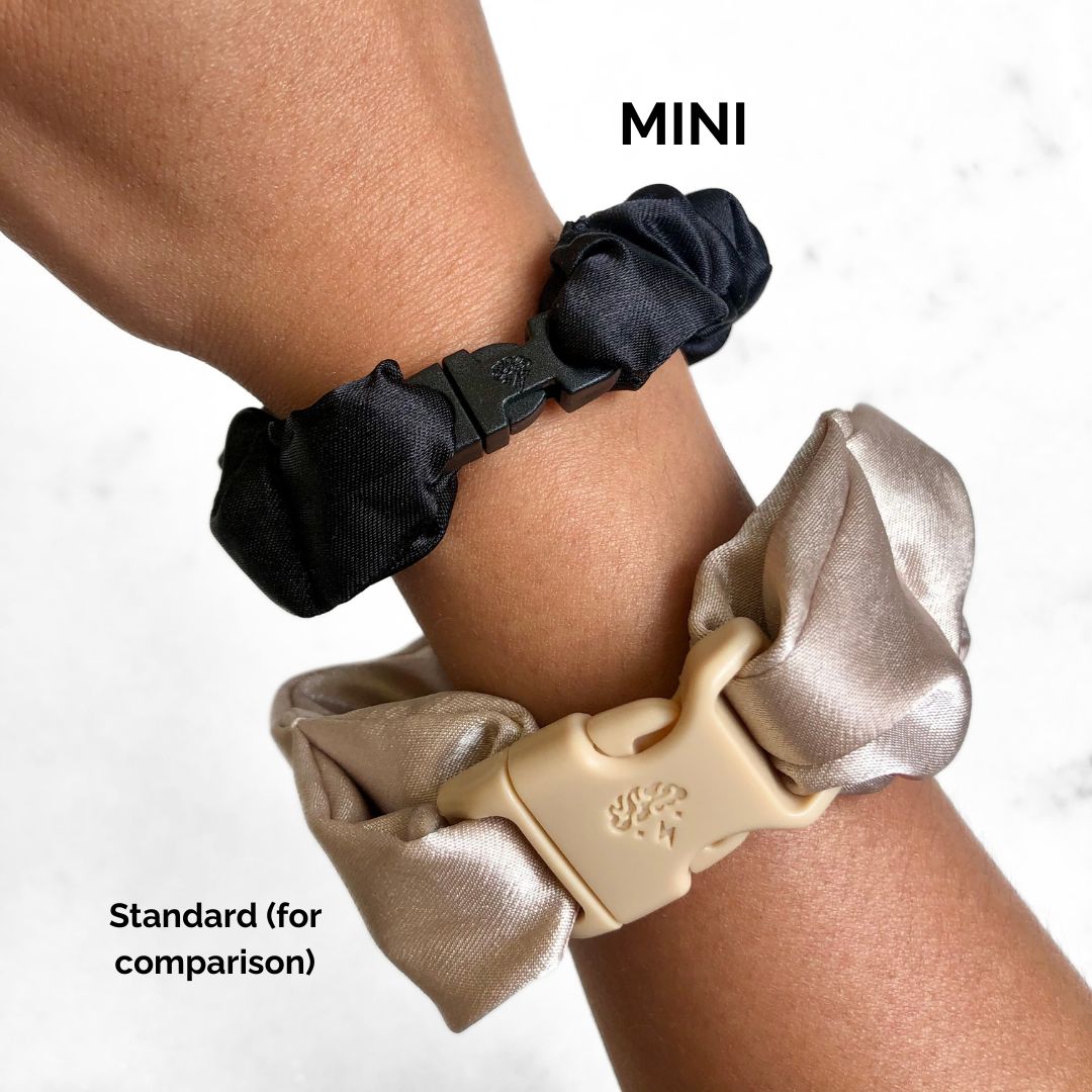 MINI 3-Pack Buckle Scrunchies Bundle - No Snagging, No Tangles