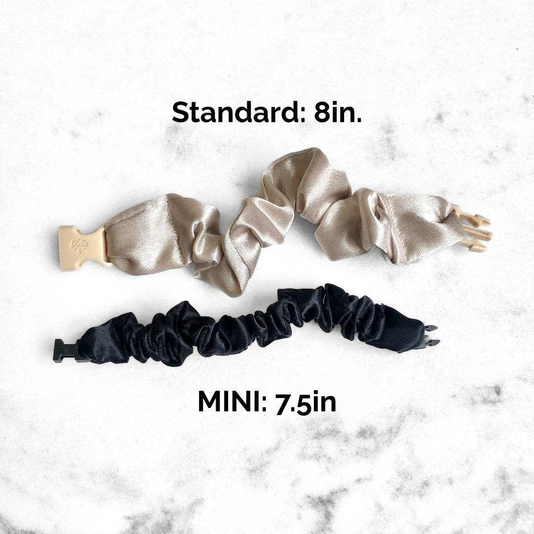 MINI 3-Pack Buckle Scrunchies Bundle - No Snagging, No Tangles