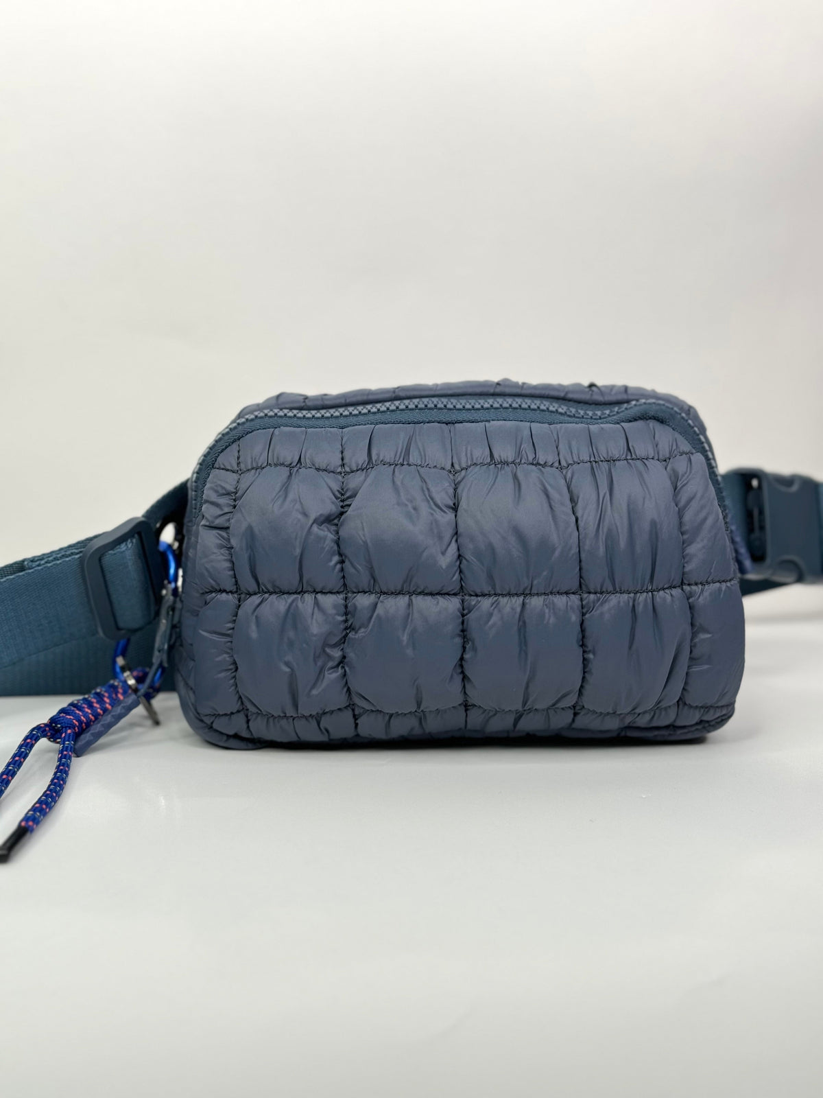Puff Iris Crossbody Bag (1140-21#) - Adjustable Strap and Zipper Closure - By Iris & Rainbow