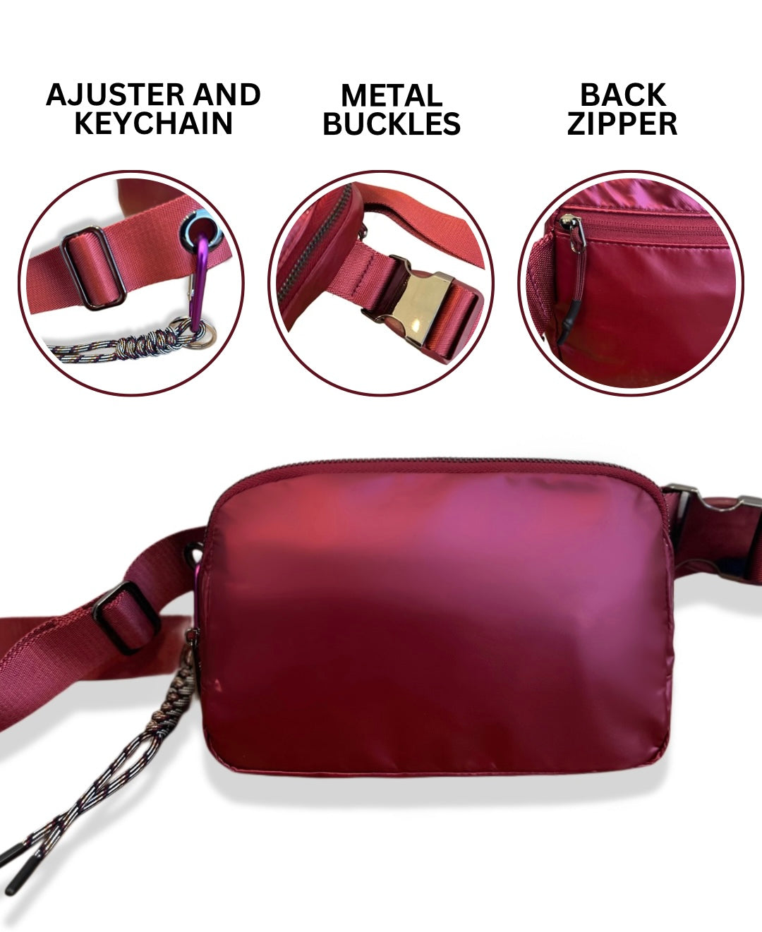 Iris Glimmer Crossbody Bag (#1140-5LN) Limited Edition - By Iris & Rainbow