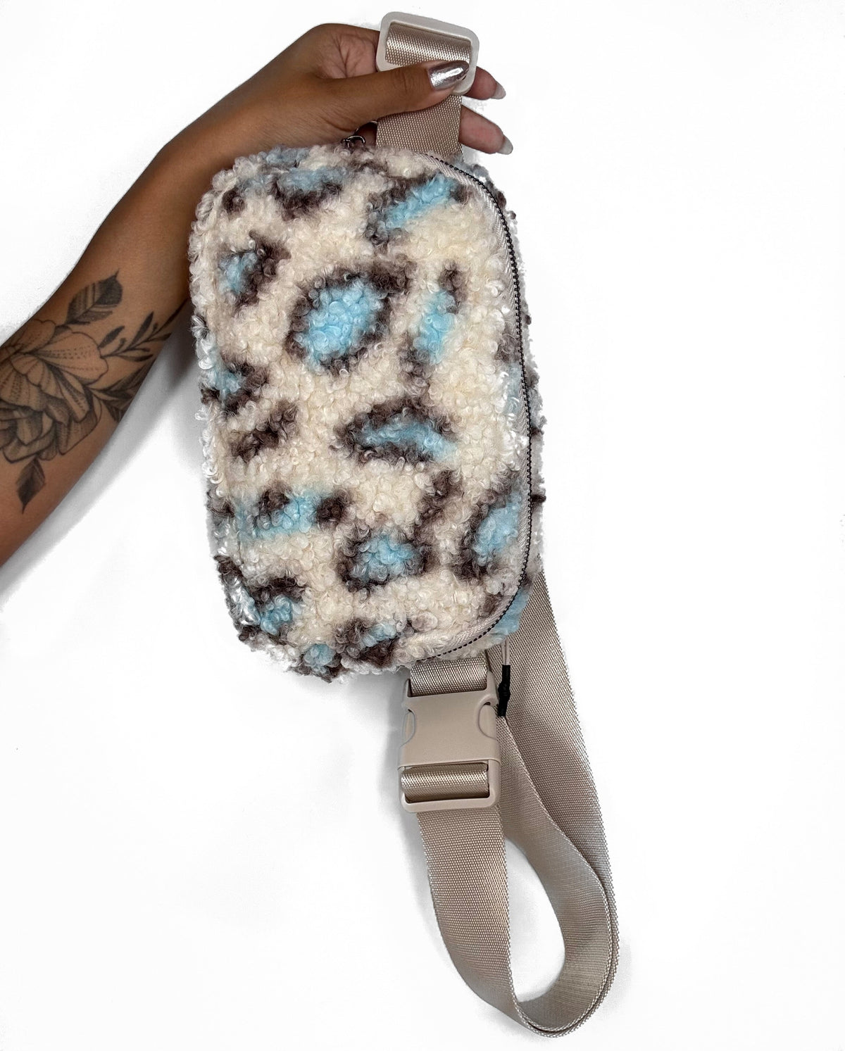 Sherpa Iris Long Strap Crossbody Bag (0140F#) - By Iris & Rainbow