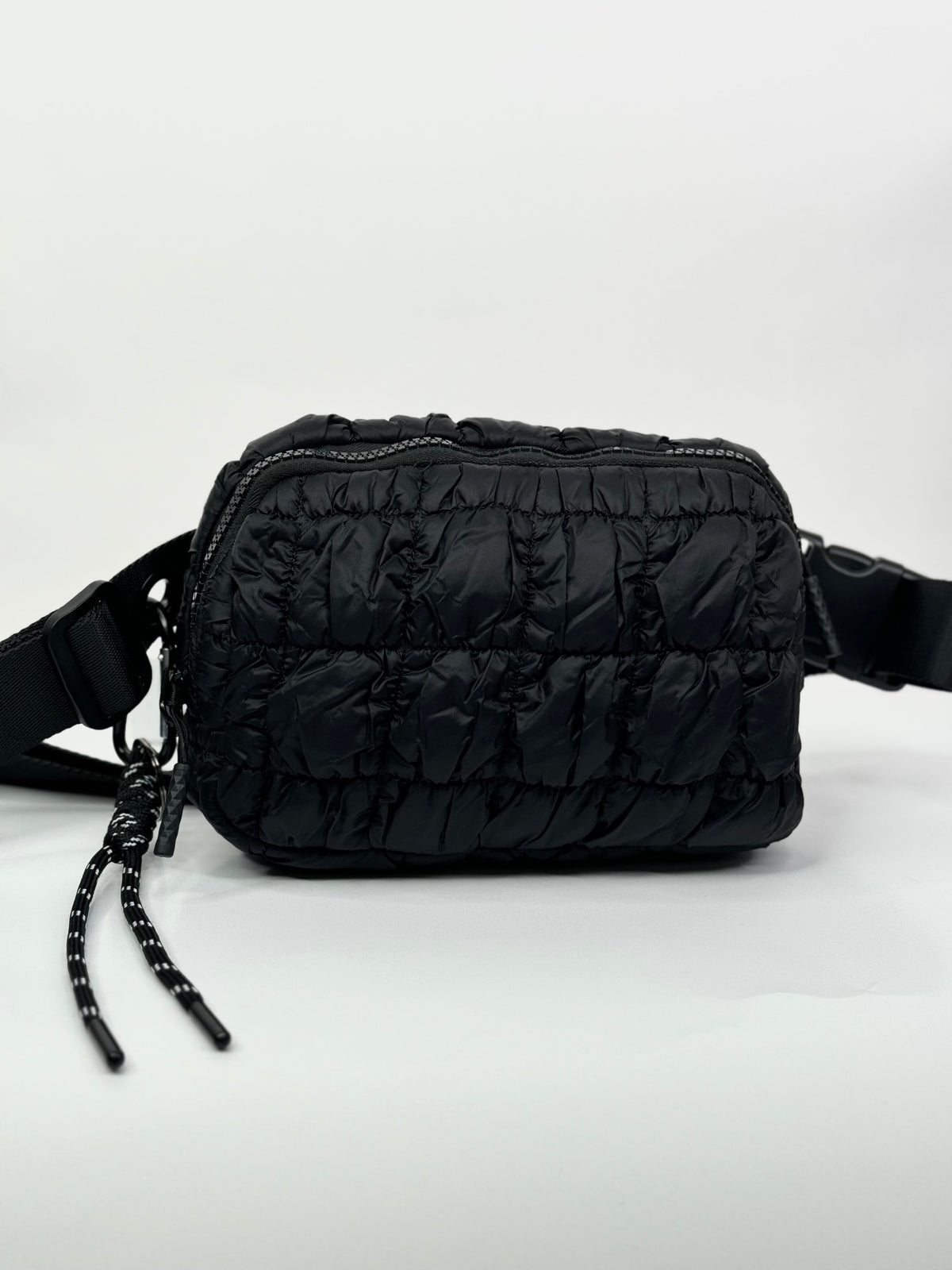 Puff Iris Crossbody Bag (1140-21#) - Adjustable Strap and Zipper Closure - By Iris & Rainbow