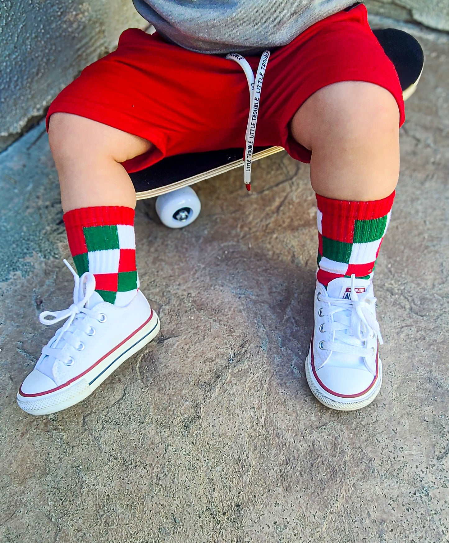 Red + Green Checker