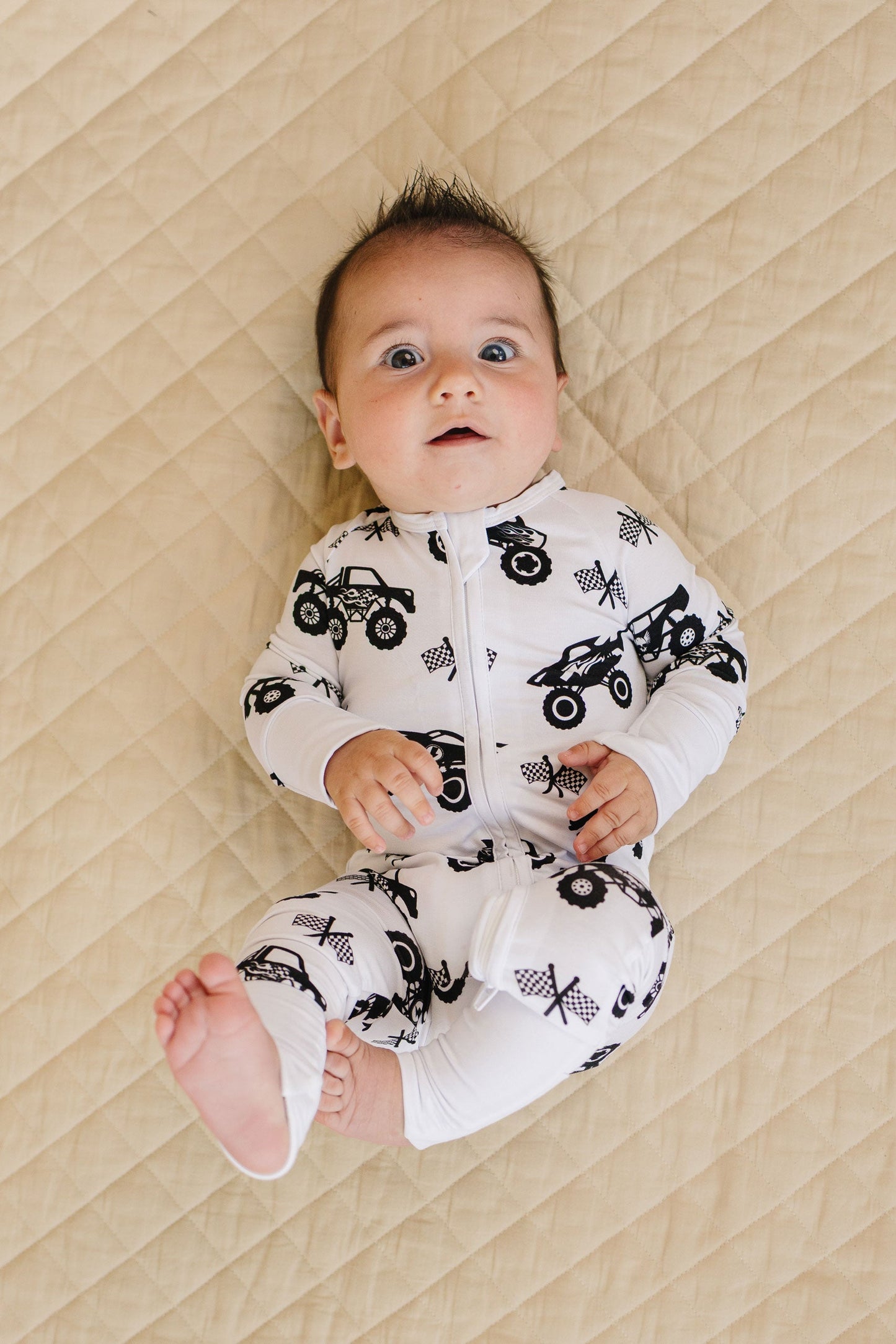 Bamboo Zip Romper | Monster Blaze